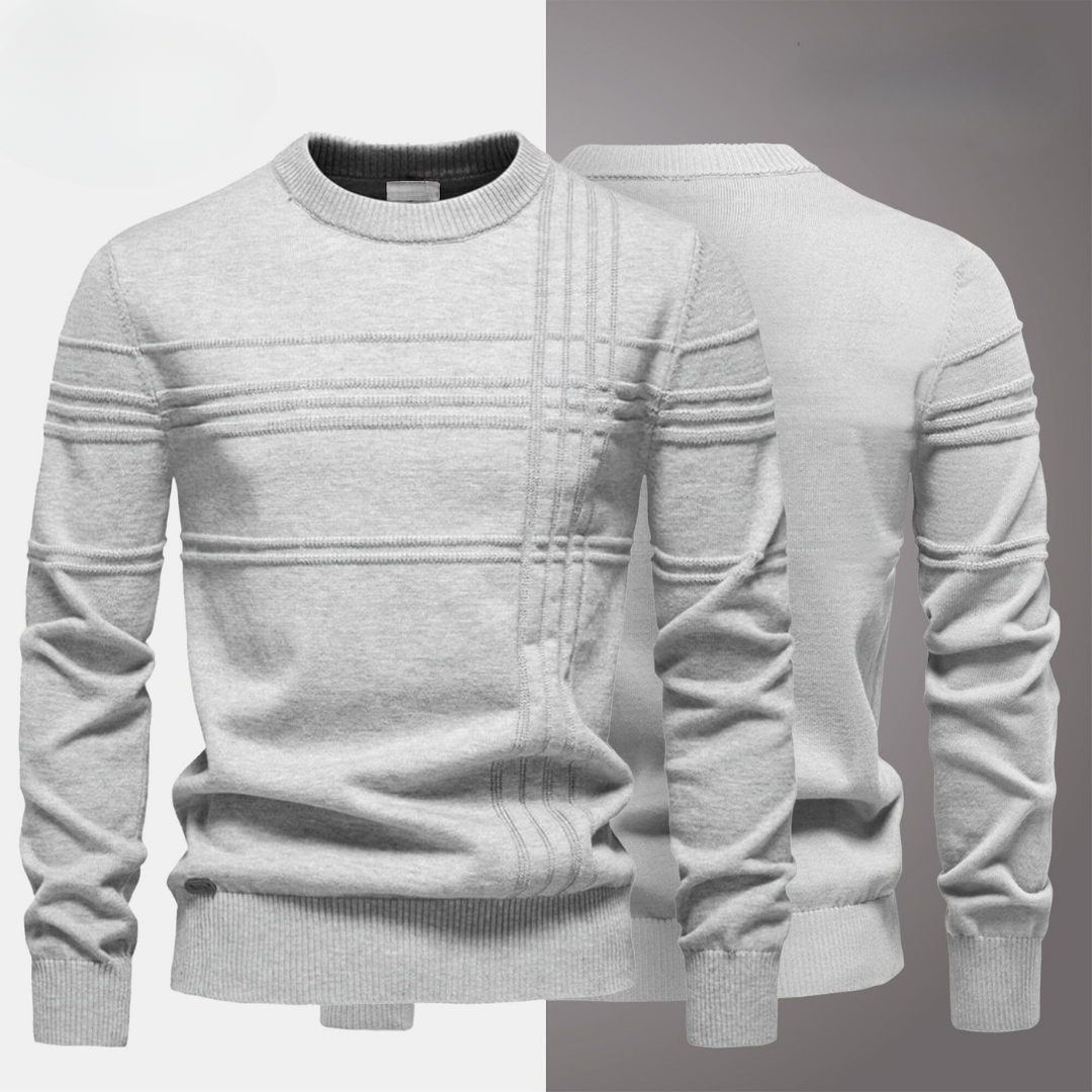 Heren trui met textuur (uitverkoop)